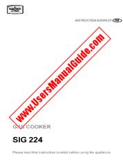 Ver SiG224BN pdf Manual de instrucciones - Código de número de producto: 947750059