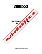 Voir ZCR135R pdf Mode d'emploi - Nombre Code produit: 927964960