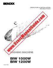 View BiW1200W pdf Instruction Manual - Product Number Code:914791028