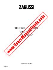 Voir ZTR56RN pdf Mode d'emploi - Nombre Code produit: 923640657