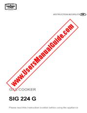 Voir SiG224GB pdf Mode d'emploi - Nombre Code produit: 947750063