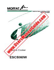 Voir ESC5060W pdf Mode d'emploi - Nombre Code produit: 949480306