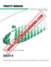 Ver SiE514GR pdf Manual de instrucciones - Código de número de producto: 948522064