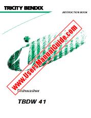 Vezi TBDW41 pdf Manual de utilizare - Numar Cod produs: 911841075