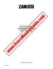 Voir ZU9120F pdf Mode d'emploi - Nombre Code produit: 922821659