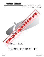 Ver TB090FF pdf Manual de instrucciones - Código de número de producto: 925022012