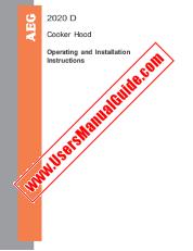 Ver 2020D-M pdf Manual de instrucciones - Código de número de producto: 949619573