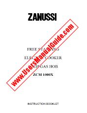 View ZCM1000XN pdf Instruction Manual - Product Number Code:943207011