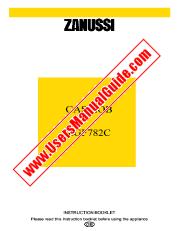 View ZGF782CN pdf Instruction Manual - Product Number Code:949750336