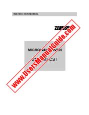 Ansicht ZMB30CSTW pdf Bedienungsanleitung - Artikelnummer Code: 947602344