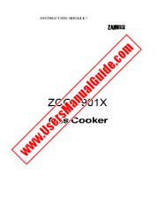 Voir ZCG7901XN pdf Mode d'emploi - Nombre Code produit: 943204108