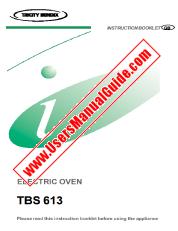 Ver TBS613X pdf Manual de instrucciones - Código de número de producto: 949711155
