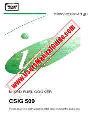 Vezi CSIG509X pdf Manual de utilizare - Numar Cod produs: 947730223