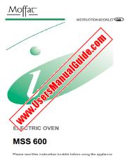 Ver MSS600B pdf Manual de instrucciones - Código de número de producto: 949711131