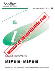 Voir MSF610W pdf Mode d'emploi - Nombre Code produit: 949711134