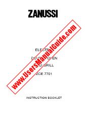 Voir ZCE7701CH pdf Mode d'emploi - Nombre Code produit: 948522085