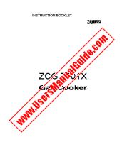 Voir ZCG7701XN pdf Mode d'emploi - Nombre Code produit: 943204107