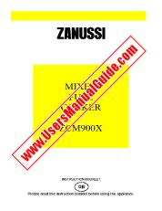 Ver ZCM900X pdf Manual de instrucciones - Código de número de producto: 941309653