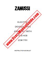 Ver ZCM7701XN pdf Manual de instrucciones - Código de número de producto: 943204132