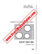 Voir MCP650BK pdf Mode d'emploi - Nombre Code produit: 949591073
