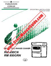 Ver RM850GRN pdf Manual de instrucciones - Código de número de producto: 943265077
