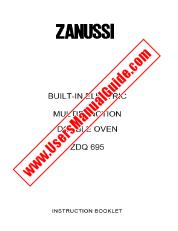 View ZDQ695X pdf Instruction Manual - Product Number Code:944171198
