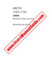 Vezi A1194GA7 pdf Manual de utilizare - Numar Cod produs: 922726760