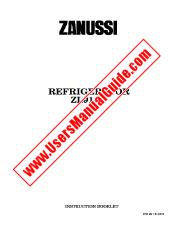 Ver ZL914W pdf Manual de instrucciones - Código de número de producto: 927966560