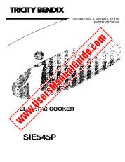 Voir SiE545PW pdf Mode d'emploi - Nombre Code produit: 940940401