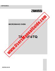 Voir ZMC30STQX pdf Mode d'emploi - Nombre Code produit: 947602486