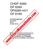 Ver CHDF6260-ML pdf Manual de instrucciones - Código de número de producto: 942120679