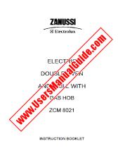Voir ZCM8021AXN pdf Mode d'emploi - Nombre Code produit: 943204148