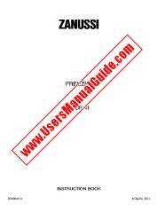 Vezi ZCUF41 pdf Manual de utilizare - Numar Cod produs: 933002795
