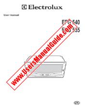 Ver EFG535G pdf Manual de instrucciones - Código de número de producto: 942120772