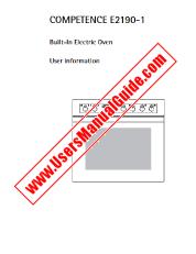 Ver E2190-1 A pdf Manual de instrucciones - Código de número de producto: 940316897