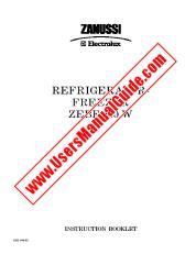 Ver ZEBF250W pdf Manual de instrucciones - Código de número de producto: 925886703