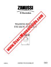Vezi FJR1454W pdf Manual de utilizare - Numar Cod produs: 914516302