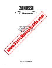 Voir ZEF110W pdf Mode d'emploi - Nombre Code produit: 922725695