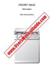 Vezi FAV40640-W pdf Manual de utilizare - Numar Cod produs: 911232601