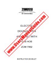 Voir ZCM7902XN pdf Mode d'emploi - Nombre Code produit: 943204189