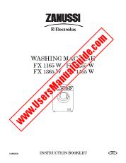 Ver FX1365W pdf Manual de instrucciones - Código de número de producto: 914792511