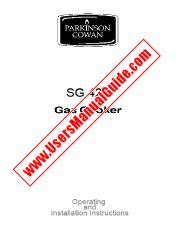 Ver SG424SVN pdf Manual de instrucciones - Código de número de producto: 943206107