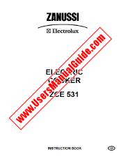 Voir ZCE531X pdf Mode d'emploi - Nombre Code produit: 943265170