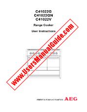 View C41022G-M pdf Instruction Manual - Product Number Code:941309676