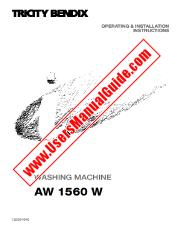 Vezi AW1560W pdf Manual de utilizare - Numar Cod produs: 914792706