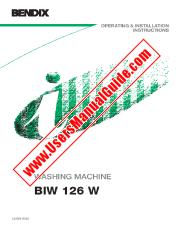 Ver BIW126W pdf Manual de instrucciones - Código de número de producto: 914792525
