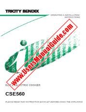 Voir CSE560W pdf Mode d'emploi - Nombre Code produit: 948523069