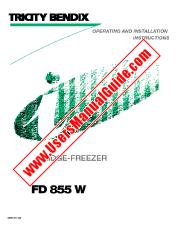 Ver FD855W pdf Manual de instrucciones - Código de número de producto: 925604663
