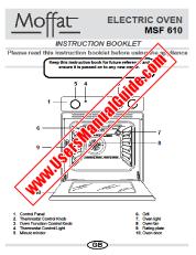 Ver MSF610B pdf Manual de instrucciones - Código de número de producto: 949711598