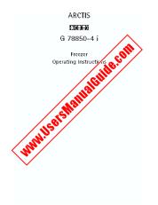 View AG78850-4I pdf Instruction Manual - Product Number Code:922801710